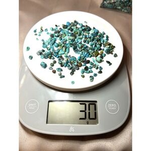 GENUINE TURQUOISE 30G DRILLED SMALL NUGGETS ASST SIZE AND SHAPE (2378)